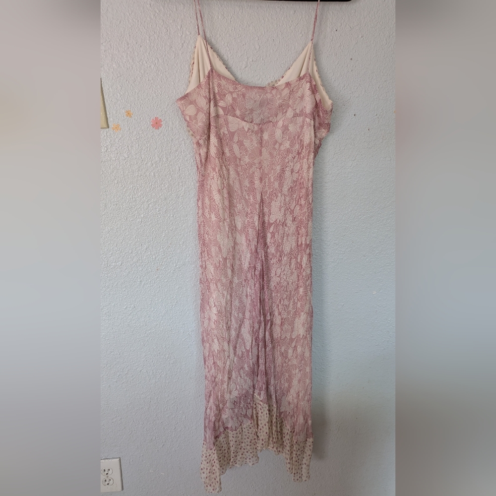 Beautiful Vintage 90's Silk Slip Dress - Picture 6 of 9